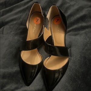 Calvin Klein Black Patent Heels